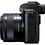 Aparat Canon EOS M50 Mark II + EF-M 15-45mm IS STM Czarny zestaw dla wideoblogera