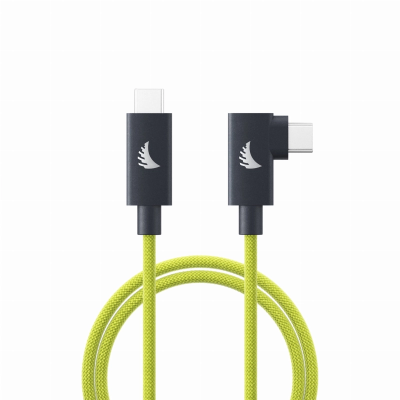Kabel Angelbird USB-C 3.2 Solid Flex Tether Cable Right-Angle Lime 4,5 m