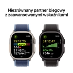 Apple Watch Ultra 3 (2025) GPS + Cellular 49mm koperta tytanowa Black + pasek Trail Loop S/M Black/Charcoal