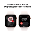 Apple Watch Series 11 (2025) GPS 46mm koperta aluminiowa Rose Gold + pasek Light Blush Sport Band M/L
