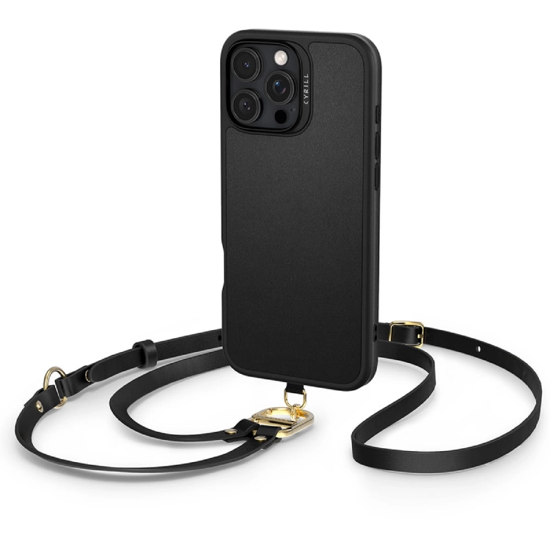 Etui Spigen C.Kajuk Classic Charm MagSafe do iPhone 16 Pro Max Czarne - Black