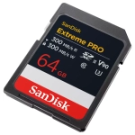 Karta pamięci SanDisk 64 GB Extreme Pro SDXC - 300MB/s 8K, V90, UHS-II