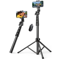 Selfie stick ze stojakiem i pilotem Bluetooth 1.8m Ugreen LP680 Czarny - Black