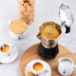 Kawiarka Bialetti New Brikka 2tz Srebrno-czarna - Silver and black