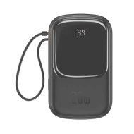 Powerbank Baseus QPow Digital Display 20000 mAh Czarny - Black