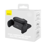 Uchwyt samochodowy z ładowarką solarny Baseus Steel Cannon Pro
