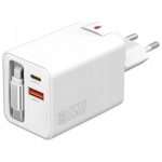 Ładowarka sieciowa 65W 4smarts Flex Jojo GaN Biała - White