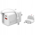 Ładowarka sieciowa 65W 4smarts Flex Jojo GaN Biała - White