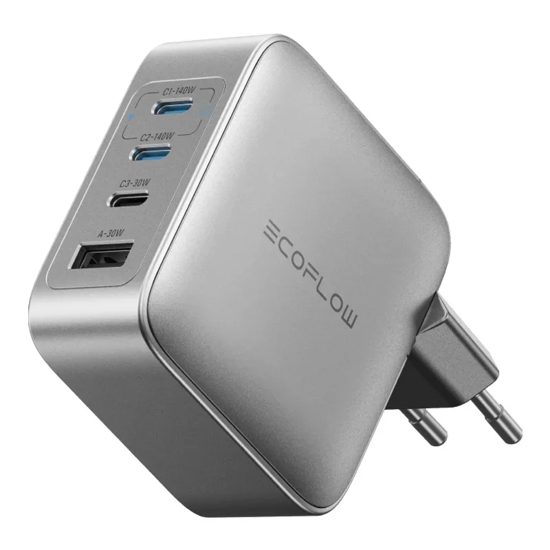 Ładowarka sieciowa EcoFlow Rapid Pro 140W Srebrna - Silver