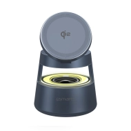 Stacja ładująca bezprzewodowa 4smarts Aura Sound Qi2 1 x USB-C Szara - Gray
