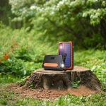 Powerbank solarny 4smarts Rugged Prepper 12000 mAh Czarny - Black