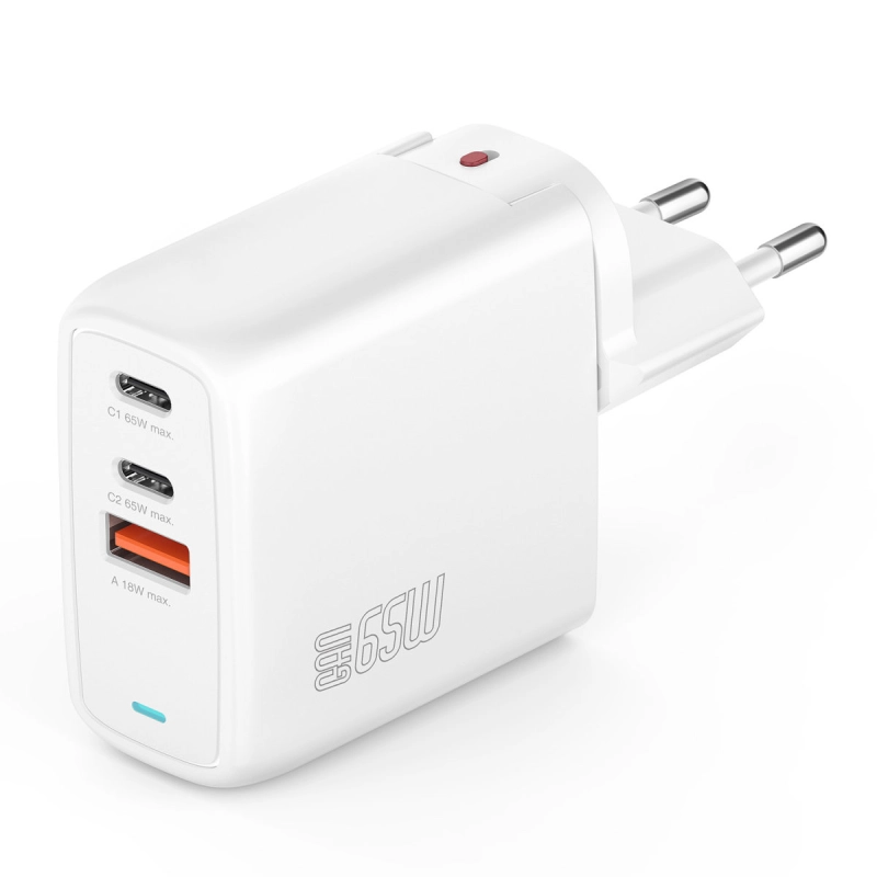 Ładowarka sieciowa 4smarts 65W Biała - White