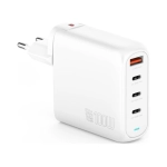 Ładowarka sieciowa z kablem zasilającym 4smarts Flex Pro 100 W Biała - White