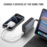 Powerbank ze zintegrowanym kablem Enterprise 4smarts 45 W 20000 mAh Szary - Gray