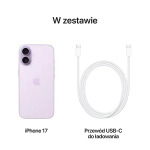 Zestaw Apple iPhone 17 512GB Lawendowy - Lavender