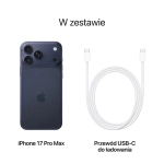 Zestaw Apple iPhone 17 Pro Max 2TB Głębinowy błękit - Deep Blue