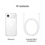 Zestaw Apple iPhone Air 512GB Biały obłok - Cloud White