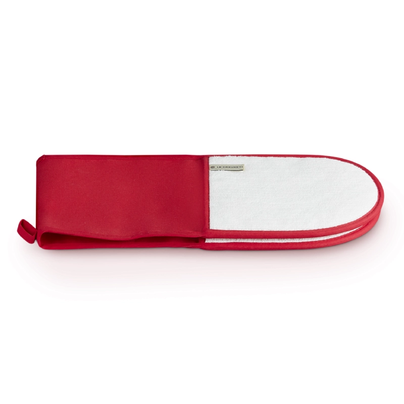 Rękawica kucharska podwójna Le Creuset Wiśniowa - Cherry red