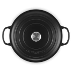 Brytfanna żeliwna Le Creuset 22 cm Czarny mat - Black matt