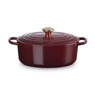 Brytfanna żeliwna owalna Le Creuset 29 cm Karmazynowa - Garnet