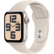 Apple Watch SE 2 (2024) GPS 44mm koperta aluminiowa Starlight + pasek Starlight Sport Band M/L