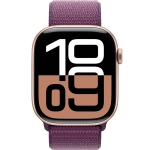 Apple Watch Series 10 (2024) GPS 46 mm koperta aluminiowa Rose Gold + pasek Plum Sport Loo