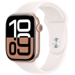 Apple Watch Series 10 (2024) GPS 42 mm koperta aluminiowa Rose Gold + pasek Light Blush Sport Band S/M