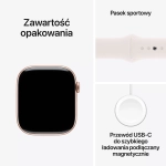 Apple Watch Series 10 (2024) GPS 42 mm koperta aluminiowa Rose Gold + pasek Light Blush Sport Band S/M