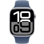 Apple Watch Series 10 (2024) GPS 42 mm koperta aluminiowa Silver + pasek Denim Sport Band M/L