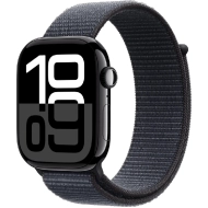 Apple Watch Series 10 (2024) GPS 42 mm koperta aluminiowa Jet Black + pasek Ink Sport Loop 