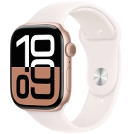 Apple Watch Series 10 (2024) GPS 46 mm koperta aluminiowa Rose Gold + pasek Light Blush Sport Band S/M