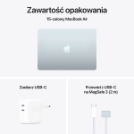 Laptop Apple MacBook Air 15" M4 (10C CPU/10C GPU) 16/256GB SSD Błękitny - Sky Blue