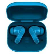 Słuchawki bezprzewodowe Motorola Moto Buds Bass Niebieskie - Blue Jewel
