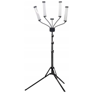 Poczwórna giętka elastyczna lampa LED Michael Marinelli M65 65W Czarna - Black