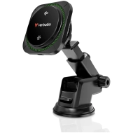 Uchwyt samochodowy z ładowarką bezprzewodową Verbatim 31860 Charge 'n' Drive 15 W CND-01 Czarny - Black