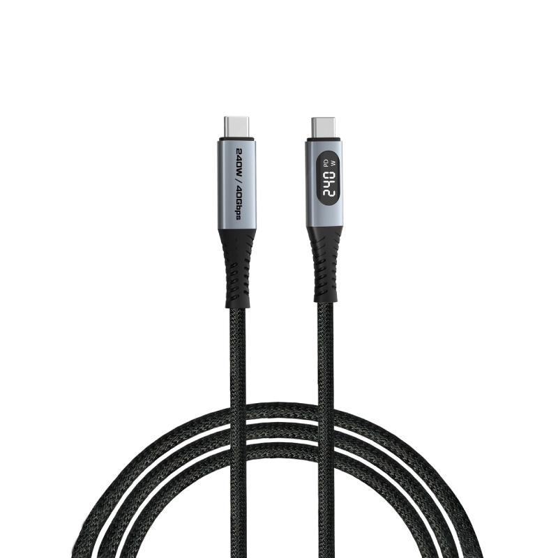 Kabel USB-C Verbatim Sync & Charge 240 W Czarny - Black