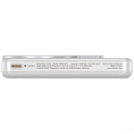 Powerbank Verbatim Charge ’n’ Go 10000 mAh MagSafe TFT 2 x USB-C Srebrny - Silver