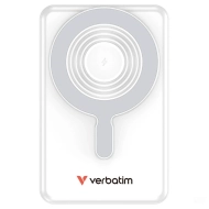 Powerbank Verbatim Charge ’n’ Go 10000 mAh MagSafe TFT 2x kabel USB-C 32273 Srebrny - Silver