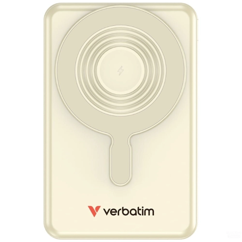 Powerbank Verbatim Charge ’n’ Go 10000 mAh MagSafe TFT 2 x USB-C Złoty - Gold