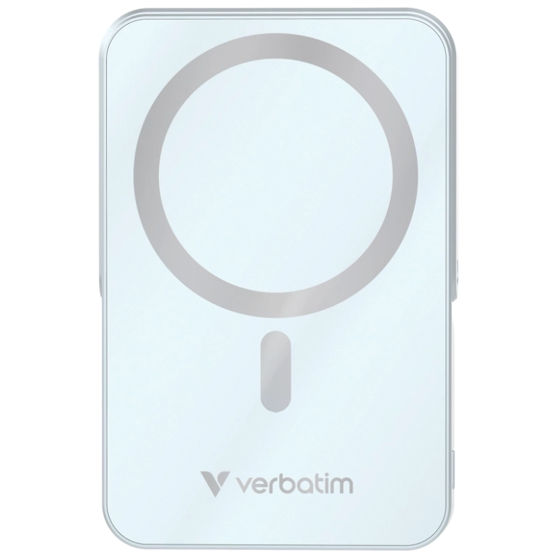 Powerbank Verbatim Charge 'n' Go 10000 mAh z podstawka Magnetic Wireless Niebieski - Blue