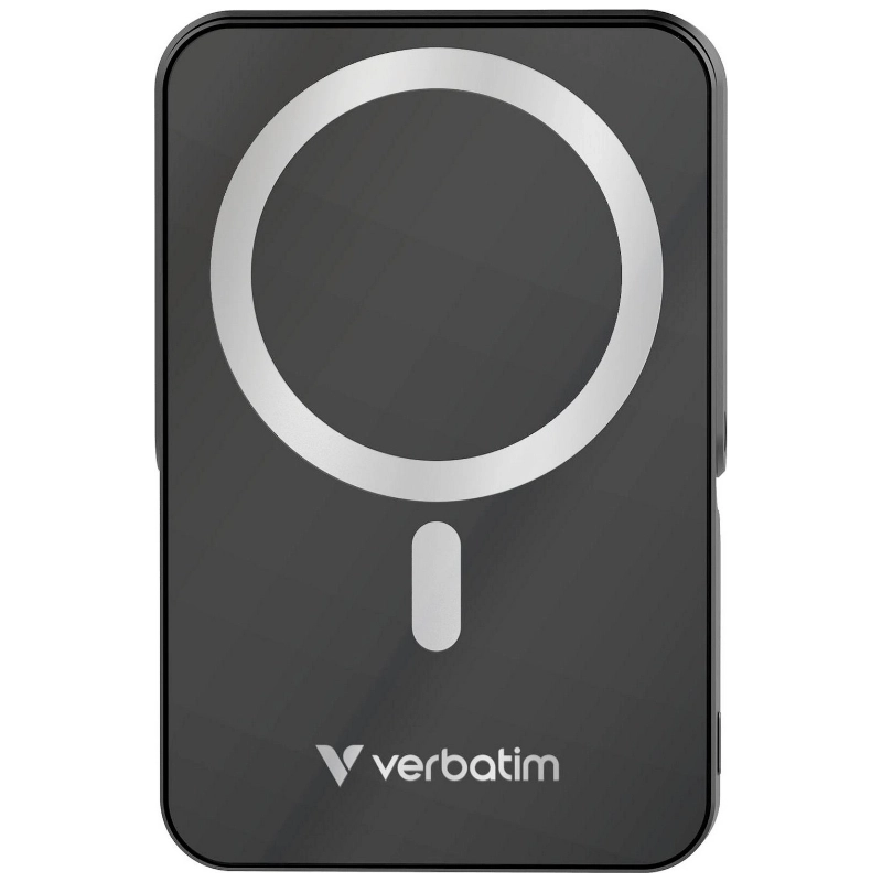 Powerbank Verbatim Charge 'n' Go 10000 mAh z podstawka Magnetic Wireless Czarny - Black