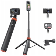 Statyw UURIG TP-03 do telefonu/aparatu/kamery 132 cm + adapter GoPro/Czarny - Black