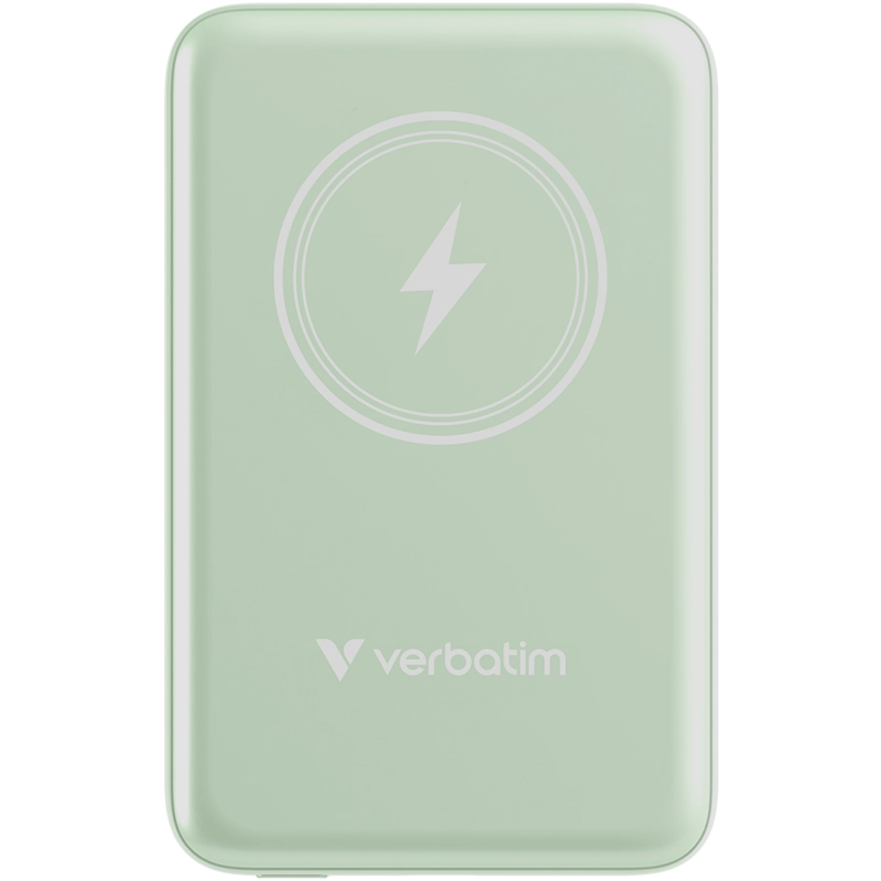 Powerbank indukcyjny Verbatim 'n' Go 15 W 10000 mAh 32246 Zielony - Green