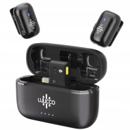 Mikrofon krawatowy Luucco MiniPods K2 Lightning 2 szt. Czarny - Black