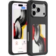 Etui 4smarts E-Ink iPhone 17 Pro NFC Qi2 Czarne - Black