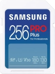 Karta pamięci Samsung SDXC PRO Plus 2023 256 GB V30 U3 UHS-I (180 MB/s) + czytnik SD