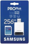 Karta pamięci Samsung SDXC PRO Plus 2023 256 GB V30 U3 UHS-I (180 MB/s) + czytnik SD