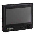 Monitor podglądowy Genesis Fern LCD Czarny - Black