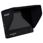 Monitor podglądowy Genesis Fern LCD Czarny - Black