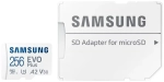 Karta pamięci Samsung microSDXC EVO Plus 2021 256 GB A2 V30 U3 UHS-I (130 MB/s) + adapter SD